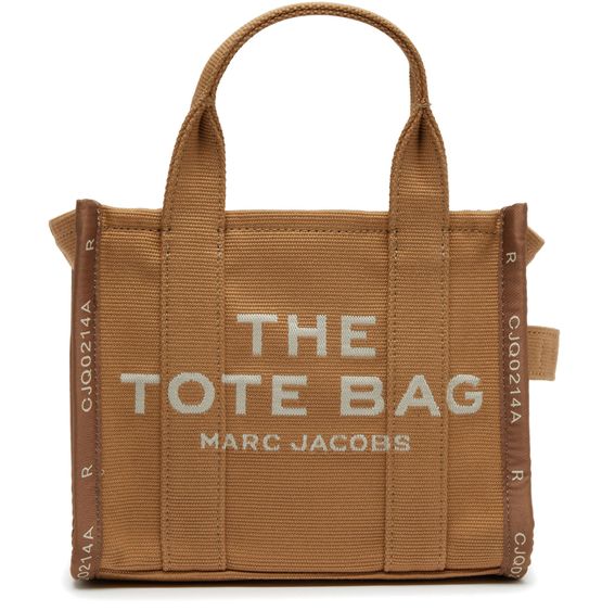 Marc Jacobs The Jacquard Small Tote Bag in Camel — view 1