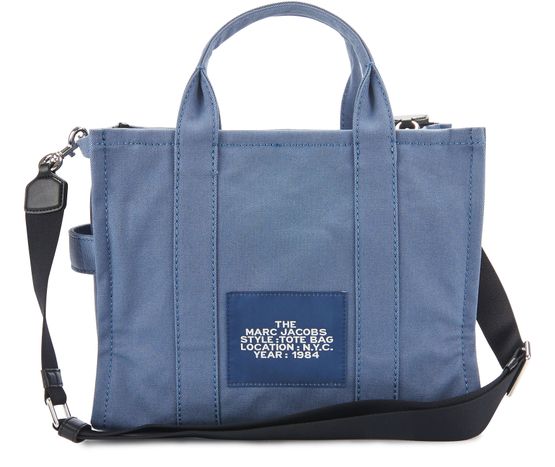 Marc Jacobs The Medium Tote Bag in Blue Shadow — view 3