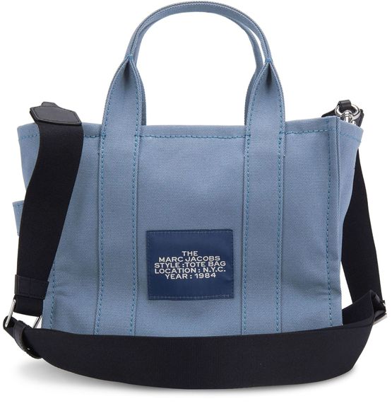 Marc Jacobs The Small Tote Bag in Blue Shadow — view 3