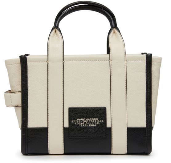 Marc Jacobs The Small Tote Bag in Ivory Multi — view 3
