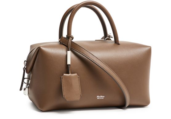 Max Mara Holdall handbag in Marrone Scuro — view 2