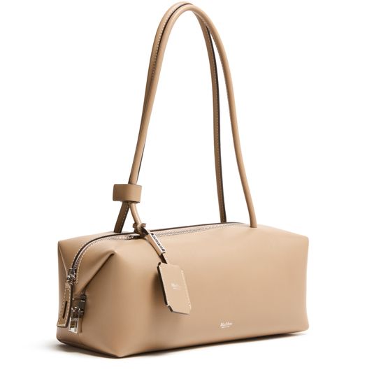Max Mara Holdall string shoulder bag in Fango — view 2