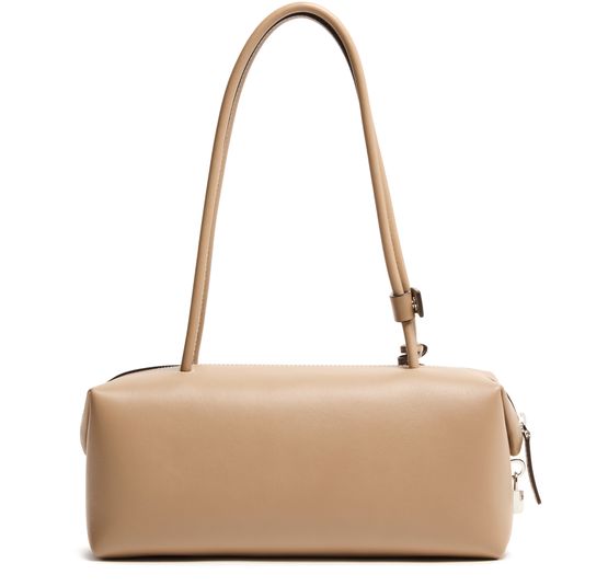 Max Mara Holdall string shoulder bag in Fango — view 3