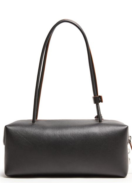 Max Mara Holdall string shoulder bag in Nero — view 3