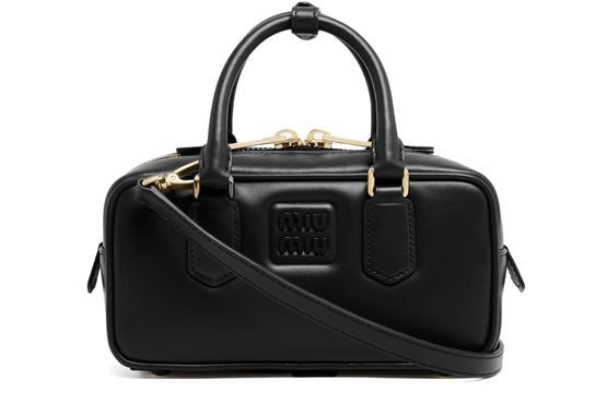 Miu Miu Arcadie leather bag in Nero — view 1
