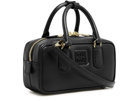 Miu Miu Arcadie leather bag in Nero — view 2