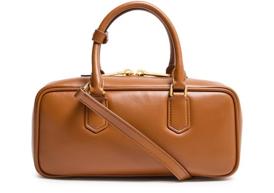 Miu Miu Arcadie leather handbag in Cognac — view 3