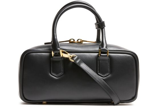 Miu Miu Arcadie leather handbag in Nero — view 3