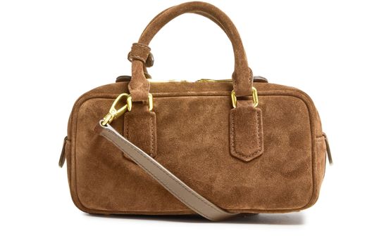 Miu Miu Arcadie suede bag in Oliva — view 3
