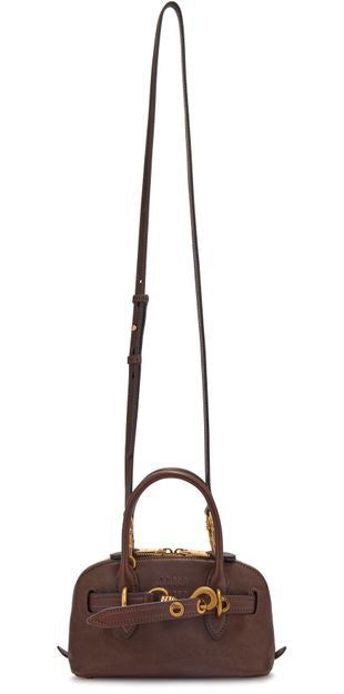 Miu Miu Aventure mini nappa leather handbag in Radica — view 4