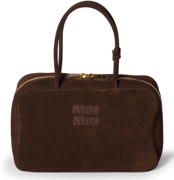 Miu Miu Beau leather bag in Moro — view 1