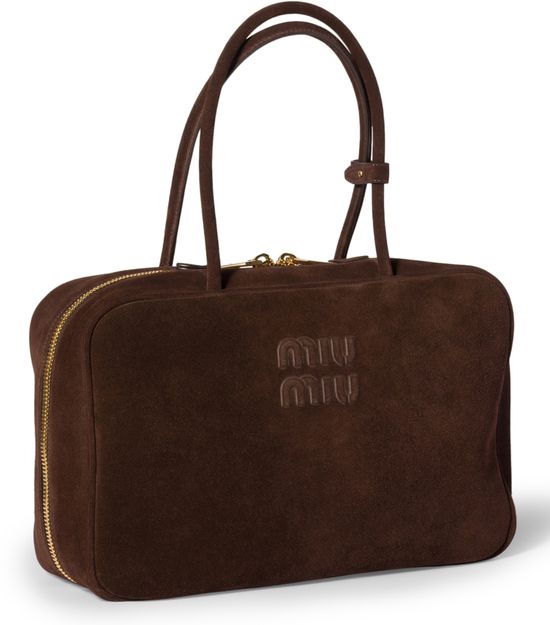 Miu Miu Beau leather bag in Moro — view 2
