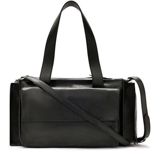 Miu Miu Leather utility bag in Nero — view 3