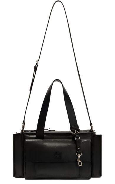 Miu Miu Leather utility bag in Nero — view 4