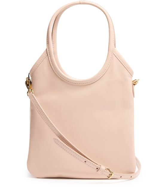 Miu Miu Mini Ivy soft leather bag in Cipria — view 3