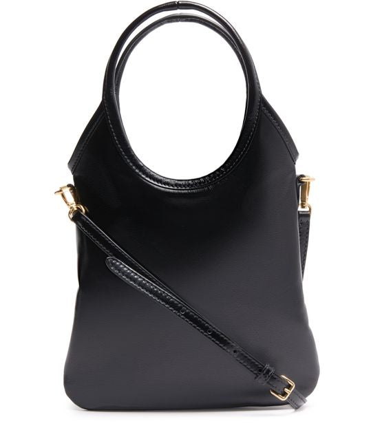 Miu Miu Mini Ivy soft leather bag in Nero — view 3