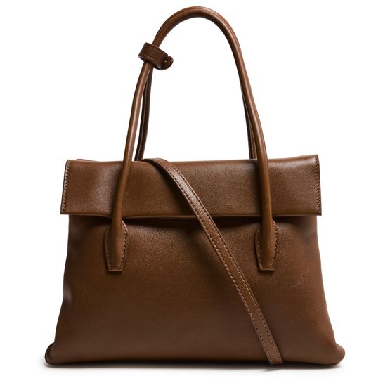 Miu Miu Nappa leather archive bag in Legno — view 3