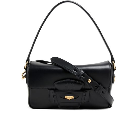 Miu Miu Penny leather bag in Nero — view 1