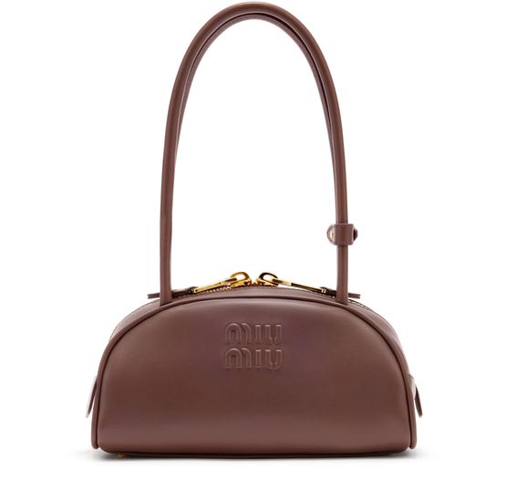 Miu Miu Small Beau half-moon leather bag in Radica — view 1