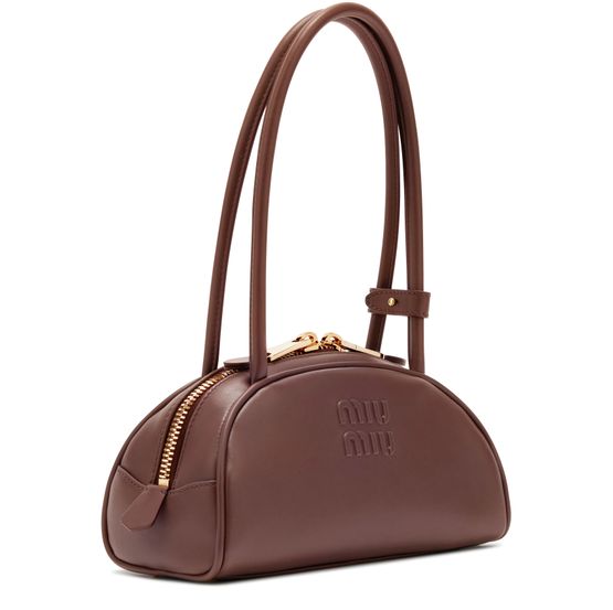 Miu Miu Small Beau half-moon leather bag in Radica — view 2