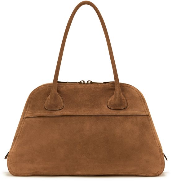 Miu Miu Vivant suede leather medium bag in Cacao — view 3