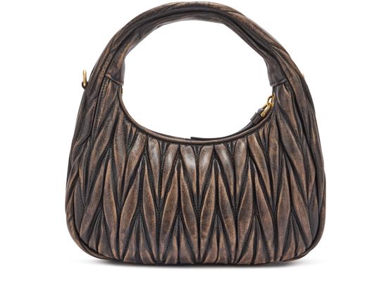 Miu Miu Wander hobo bag in Caffe' — view 3