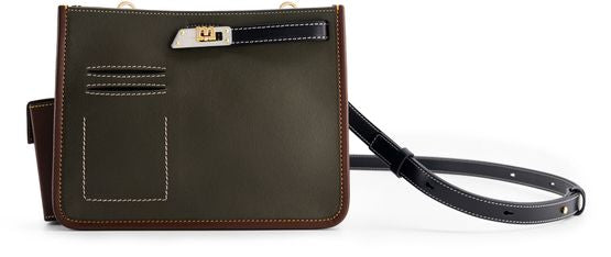 Mlouye Juno shoulder bag in Hunter Green — view 1