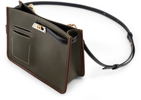 Mlouye Juno shoulder bag in Hunter Green — view 4
