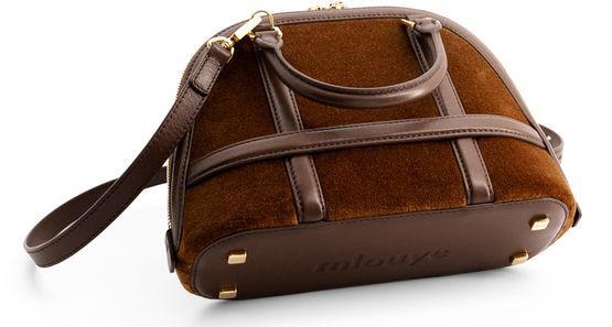Mlouye Mini 12 handbag in Velvet Caramel — view 3