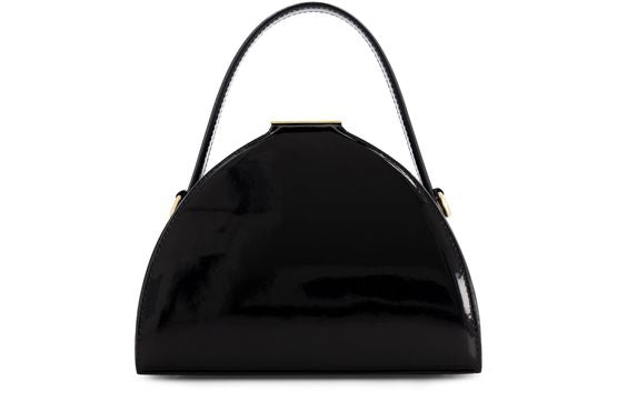 Mlouye Mini Pandora crossbody bag in Patent Black — view 1