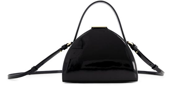 Mlouye Mini Pandora crossbody bag in Patent Black — view 3