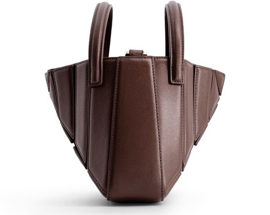 Mlouye Mini Sera tote bag in Espresso — view 3