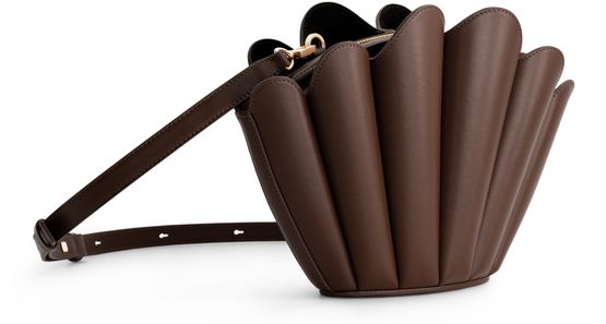 Mlouye Seashell crossbody bag in Espresso — view 3