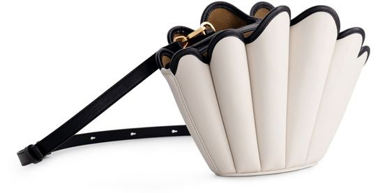 Mlouye Seashell crossbody bag in Off White — view 2