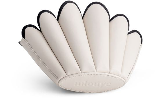 Mlouye Seashell crossbody bag in Off White — view 3