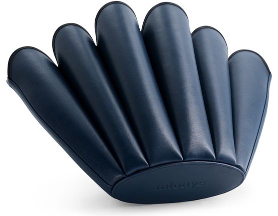 Mlouye Seashell tote bag in Navy — view 2