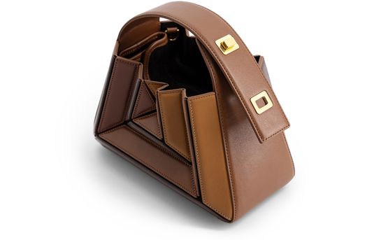 Mlouye Sera Mia crossbody bag in Praline — view 2