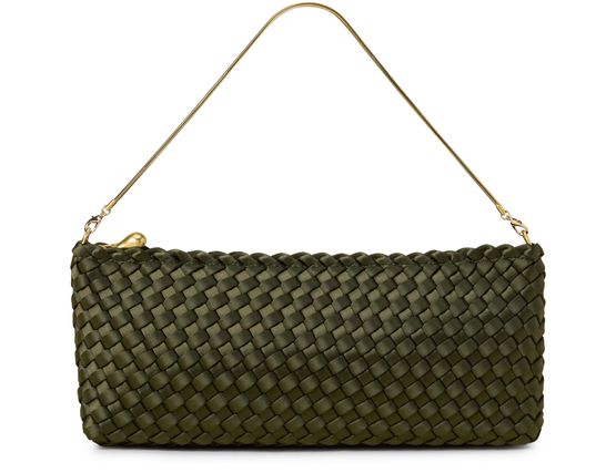 Naghedi Gala medium clutch in Olive — view 1