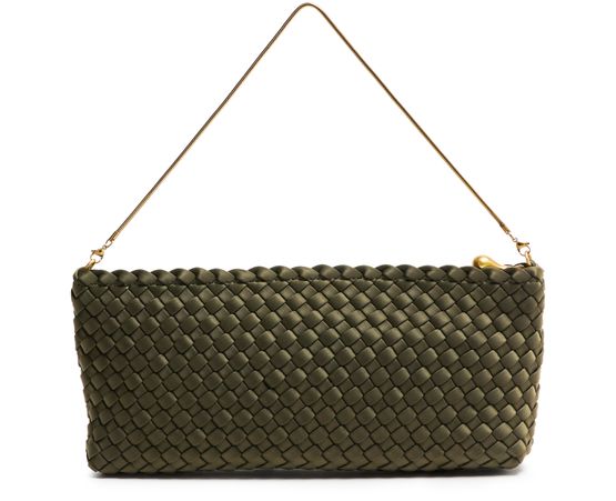 Naghedi Gala medium clutch in Olive — view 3