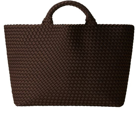 Naghedi Large St Barths tote bag in Chocolate — view 1