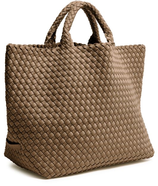 Naghedi Large St Barths tote bag in Mink — view 2