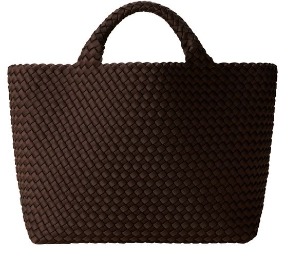 Naghedi Medium St Barths tote bag in Chocolate — view 1