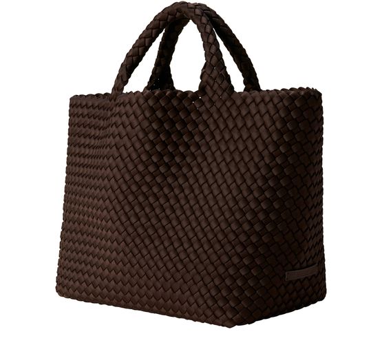Naghedi Medium St Barths tote bag in Chocolate — view 2