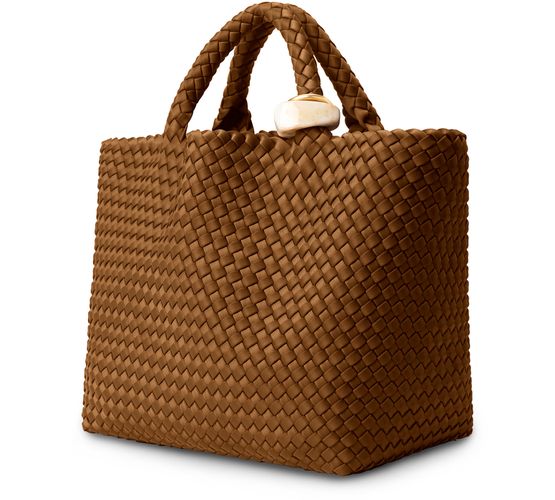 Naghedi Medium St Barths tote bag in Teak — view 2