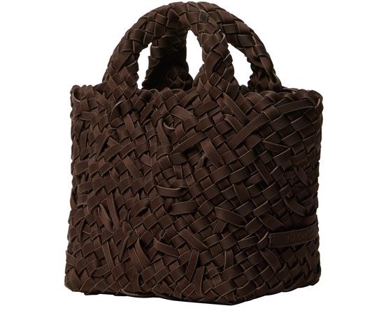 Naghedi Small St. Barths tote bag in Chocolate — view 2