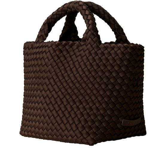 Naghedi Small St Barths tote bag in Chocolate — view 2