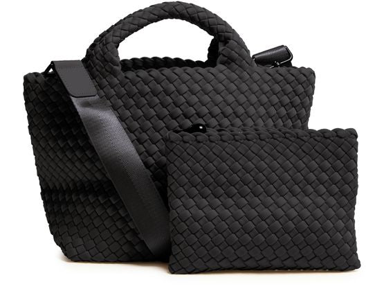 Naghedi Small St Barths tote bag in Onyx — view 3