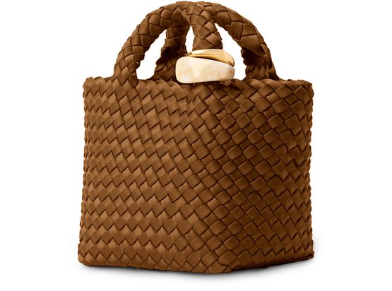 Naghedi Small St Barths tote bag in Teak — view 2