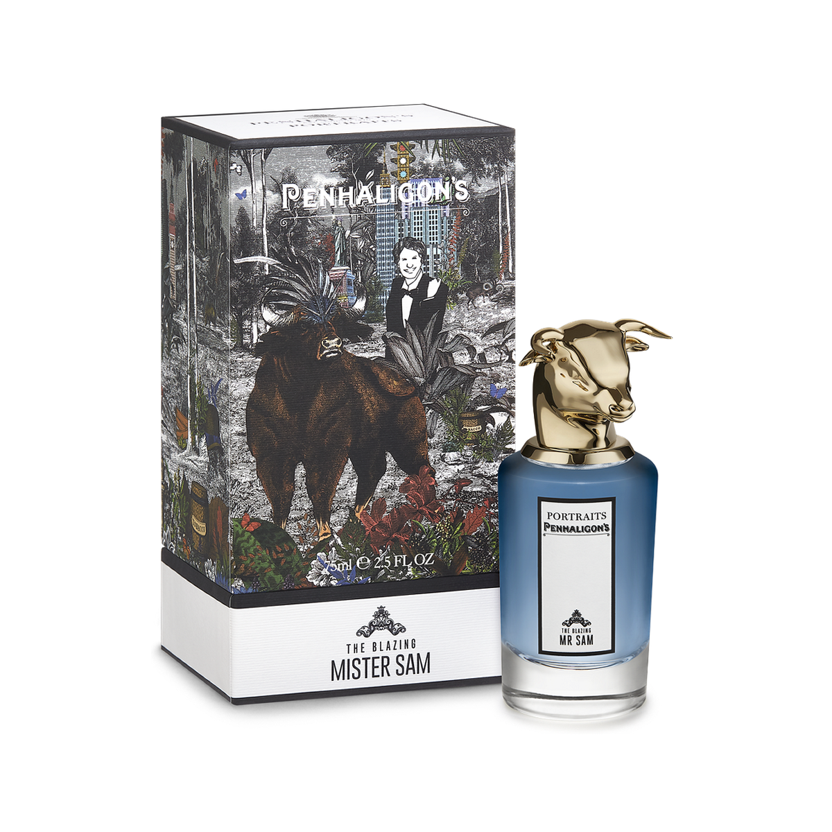 Penhaligon's The Blazing Mister Sam Eau de Parfum 75ml — bottle and box