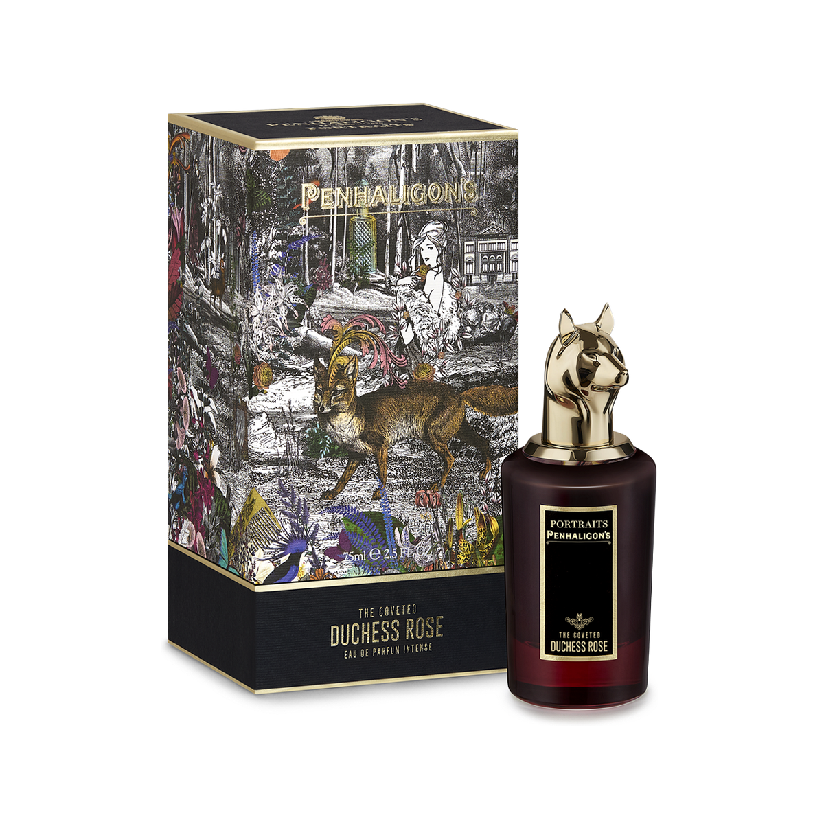 Penhaligon's The Coveted Duchess Rose Intense Eau de Parfum Intense 75ml — bottle and box